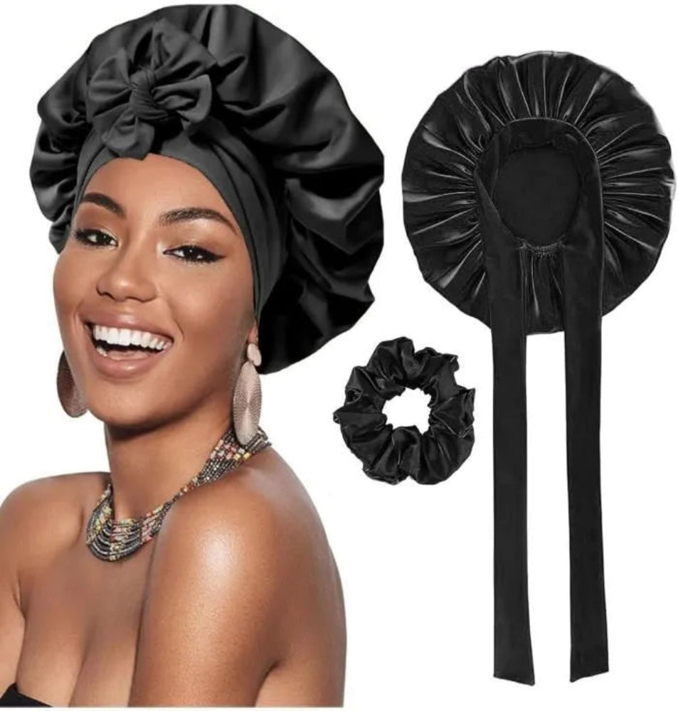 Satin Sleep Bonnet Hair Care Cap